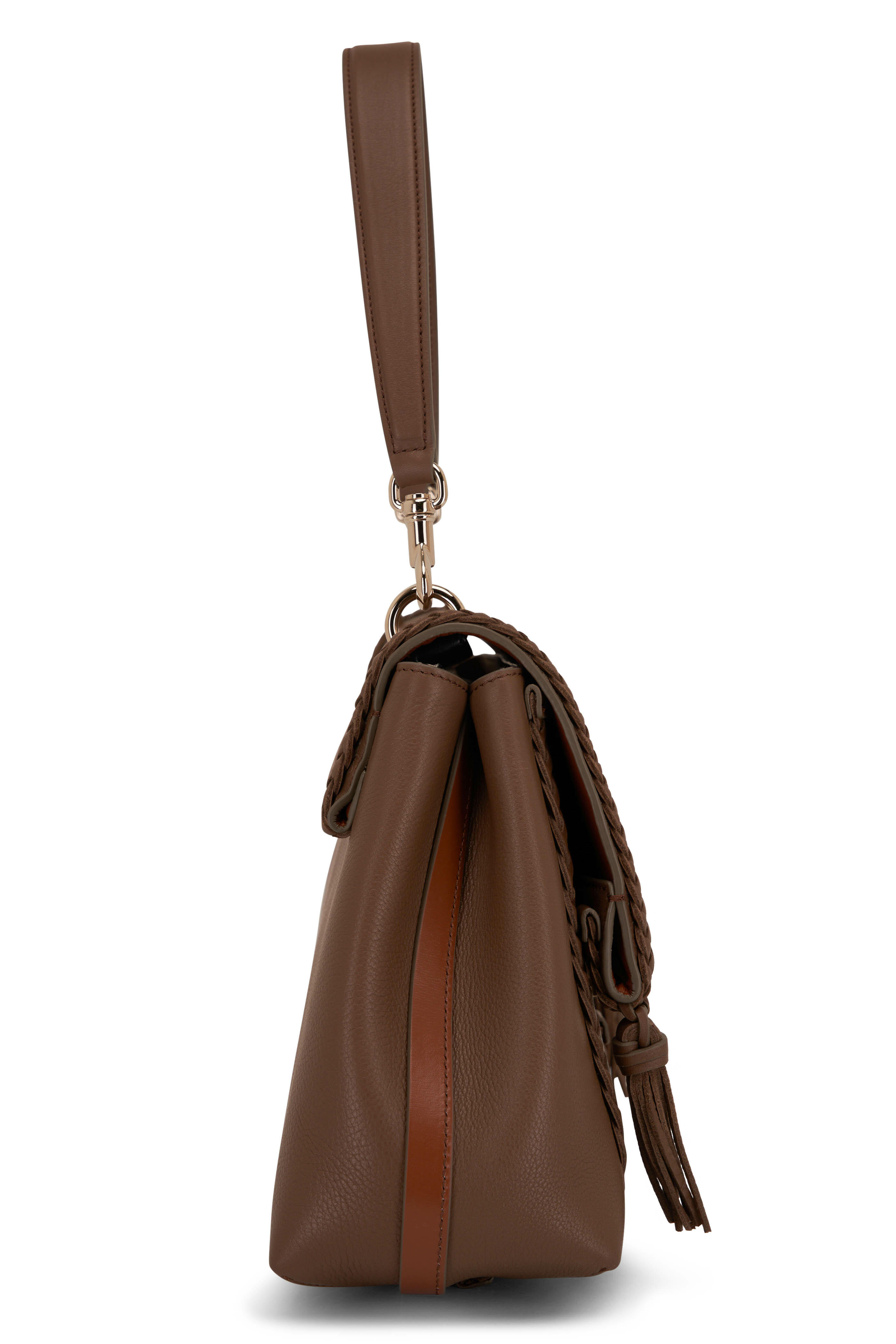 Chloé - Medium Penelope Dark Nut Soft Shoulder Bag