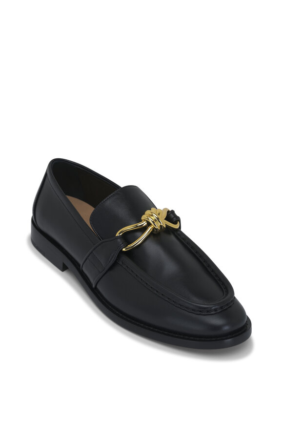 Bottega Veneta Astaire Black Leather Loafer