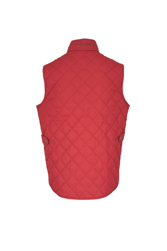 Peter Millar Crown Crafted Essex Burnt Orange Vest - view 2