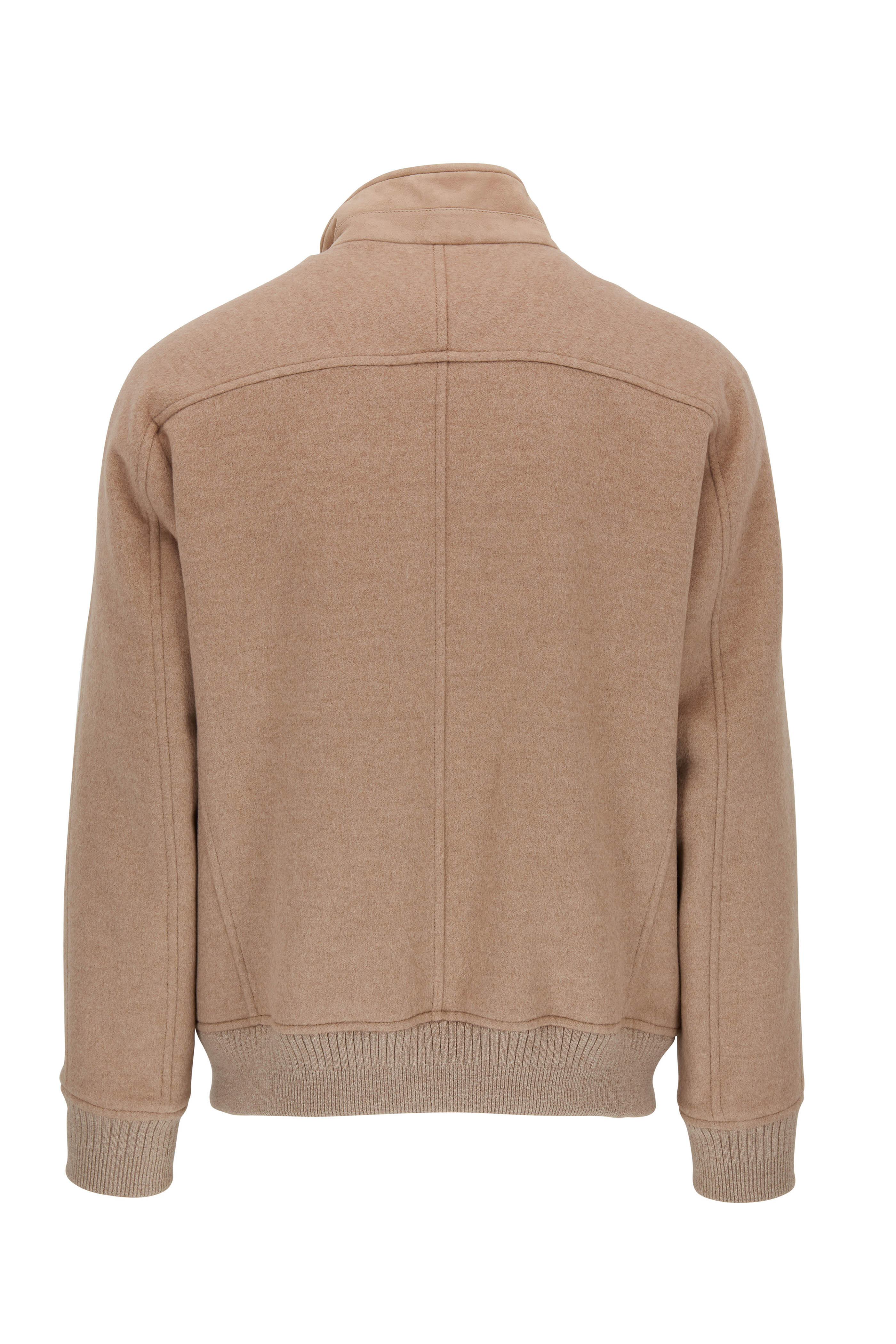 【関税&送料込】Loro Piana Blaney Cashmere Jacket Loro Piana - Camel Double-Faced Cashmere Bomber Jacket