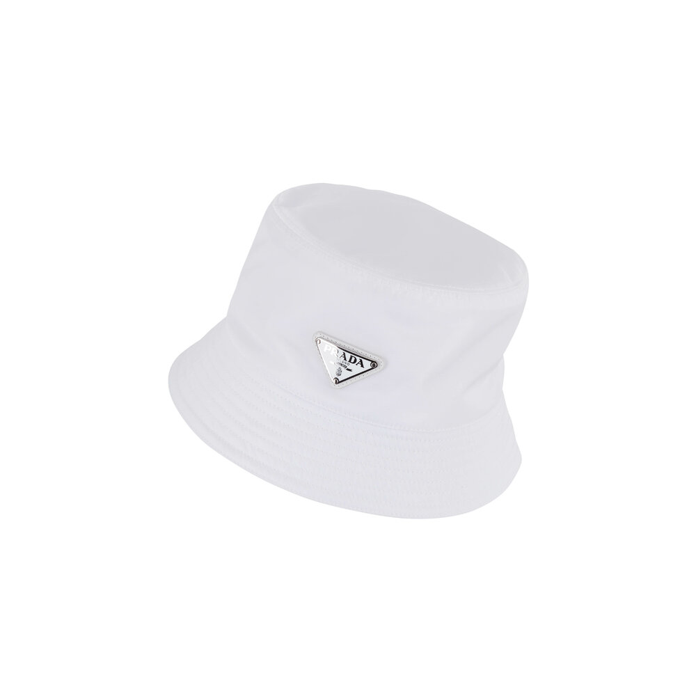 Light Blue Re-Nylon bucket hat | PRADA