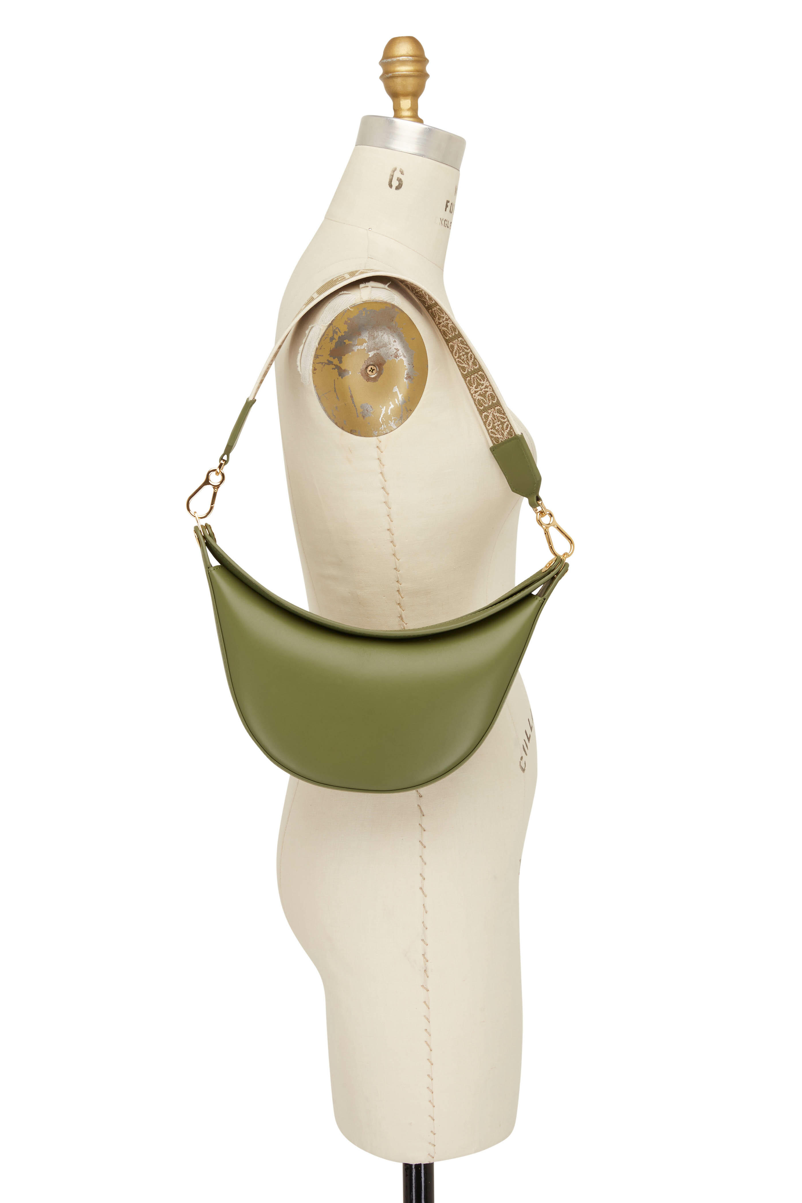 Loewe - Luna Avocado Leather Small Shoulder Bag | Mitchell