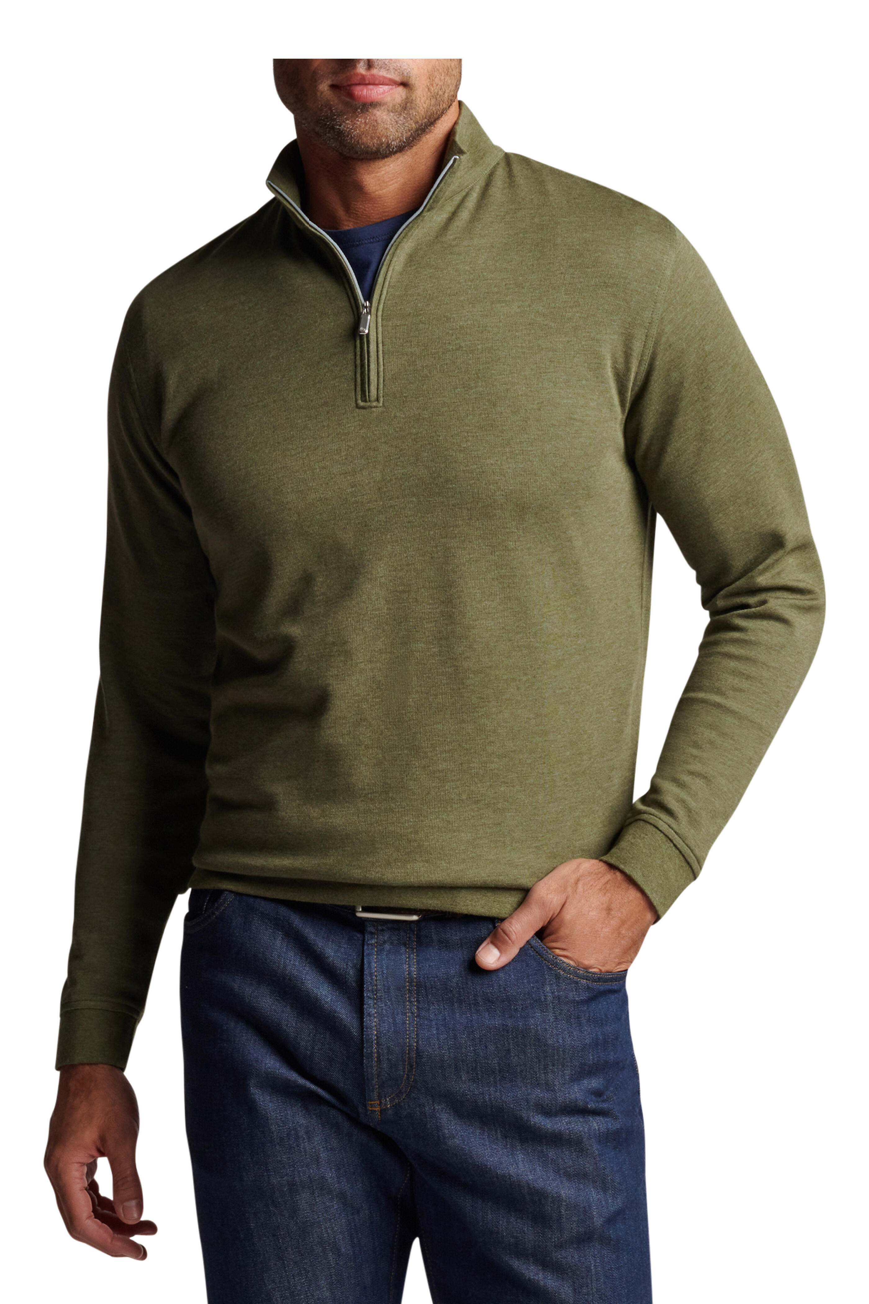 Peter Millar - Crown Cottage Navy Blue Quarter Zip Pullover