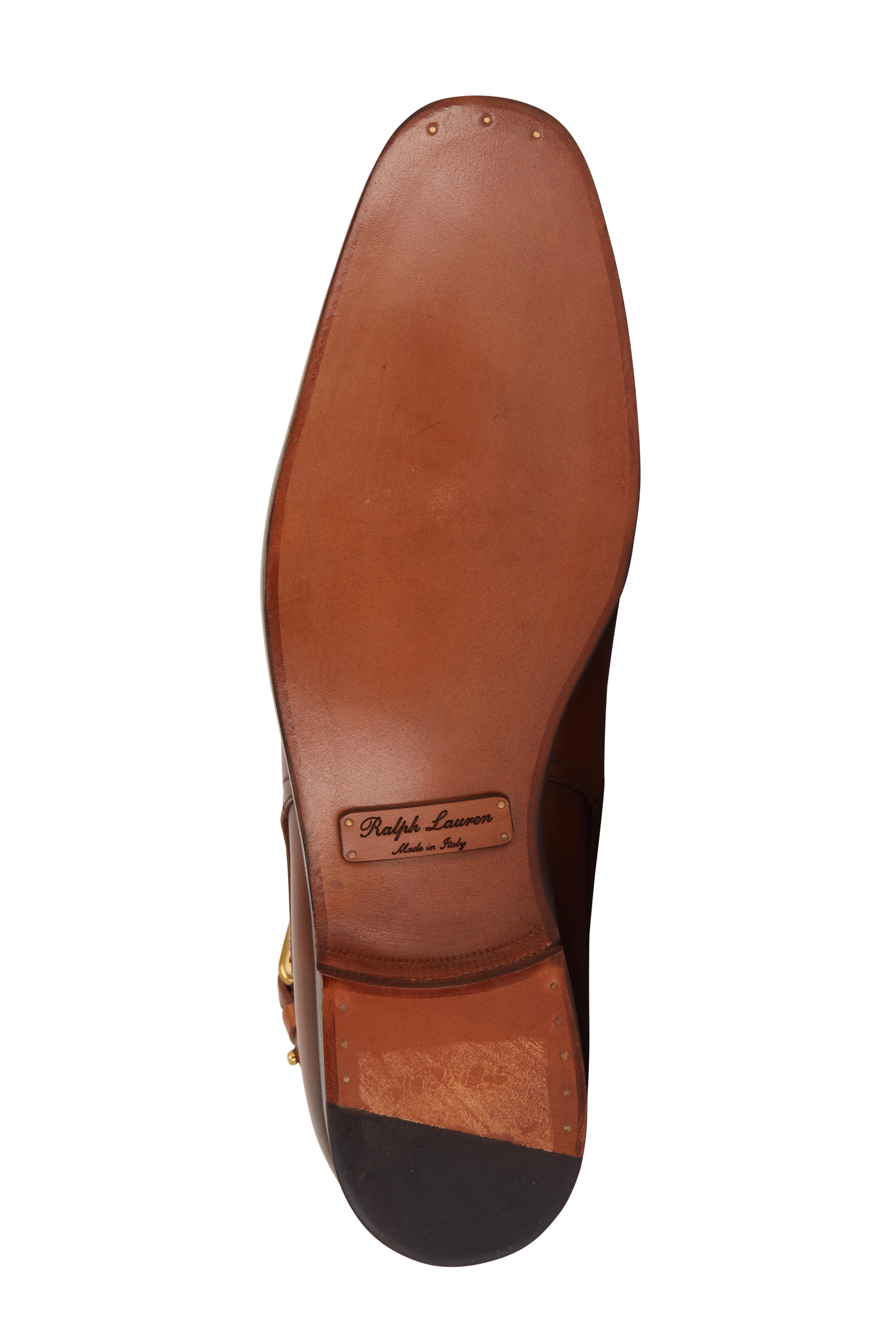 Ralph Lauren Purple Label - Wellington Burnished Calfskin Boot