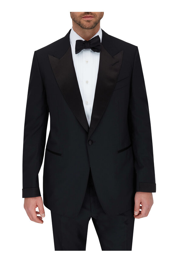 Tom Ford - Black Stretch Wool Tuxedo