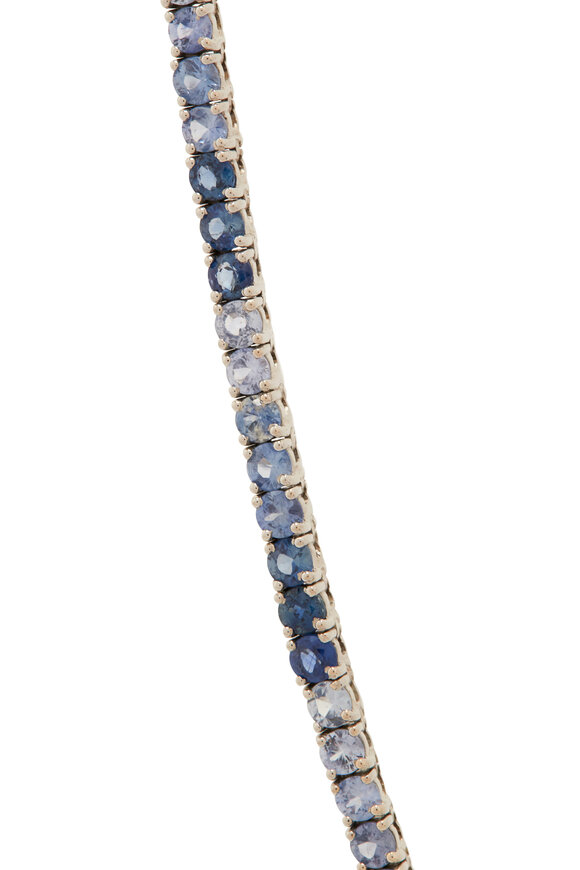 Cairo - Blue Sapphire Ombré Necklace