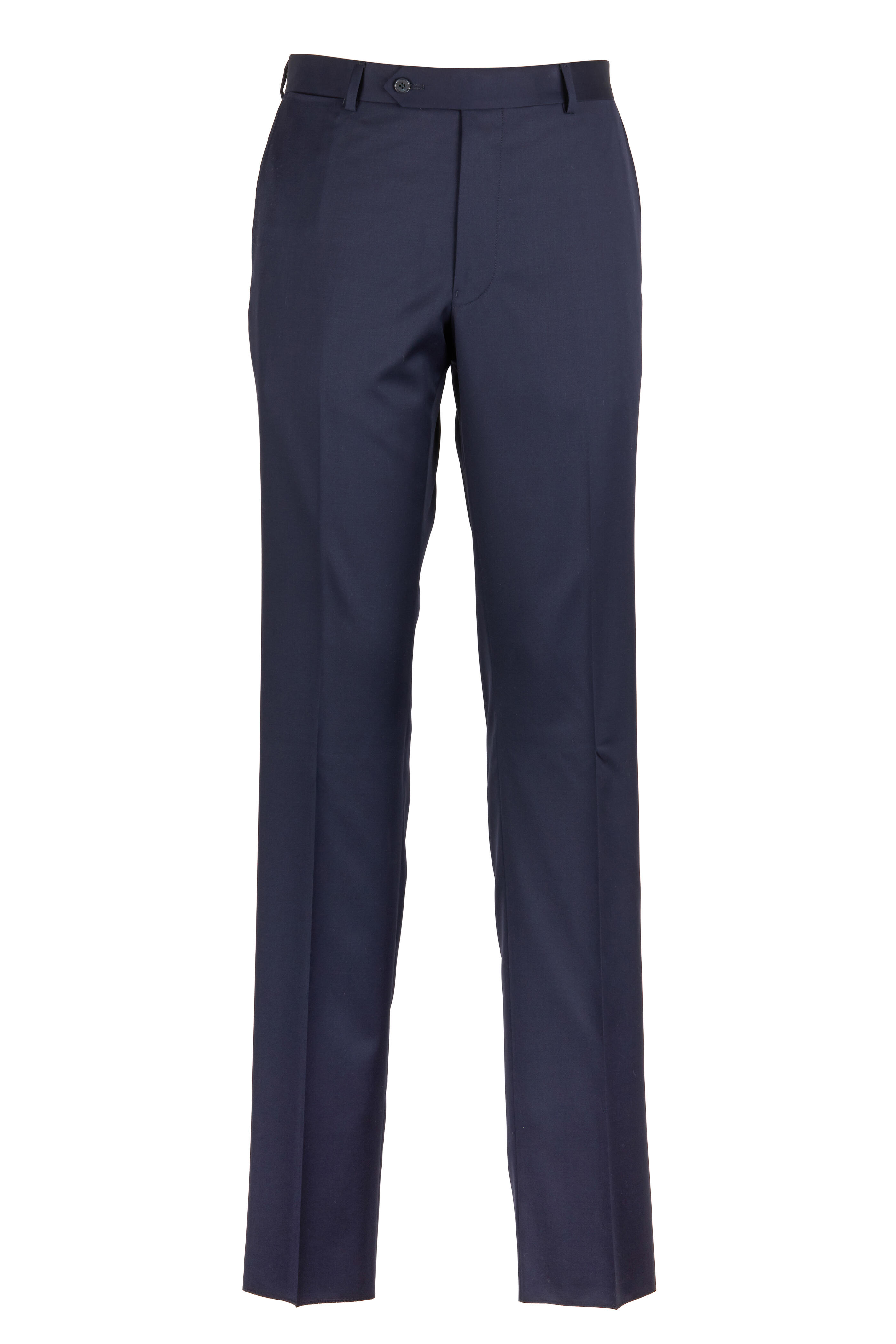 Samuelsohn - Becket Solid Navy Blue Wool Suit | Mitchell Stores