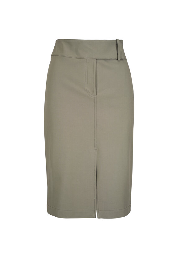 AKRIS シルクシフォン Top&skirt