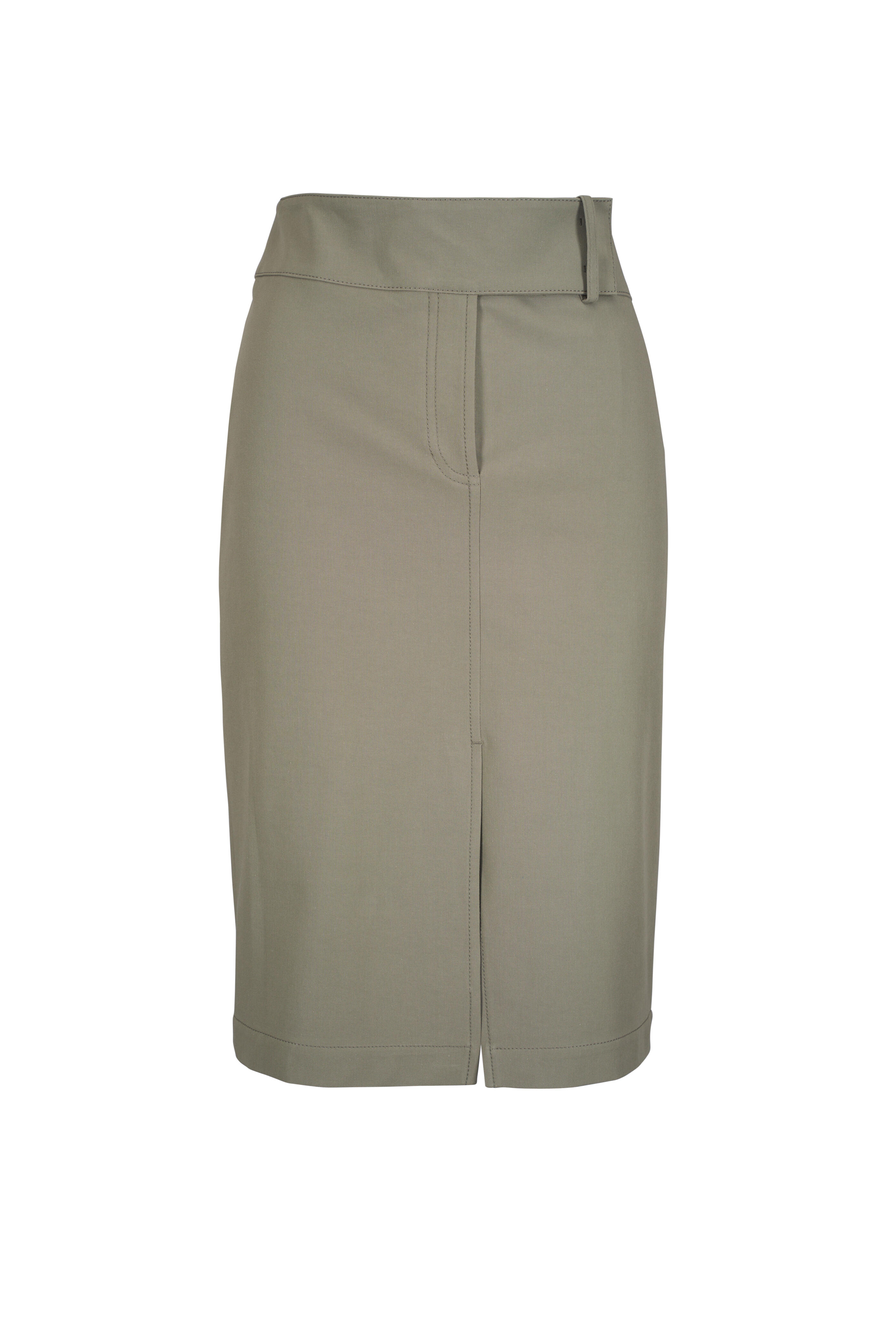 Akris Punto - Khaki Cotton Skirt