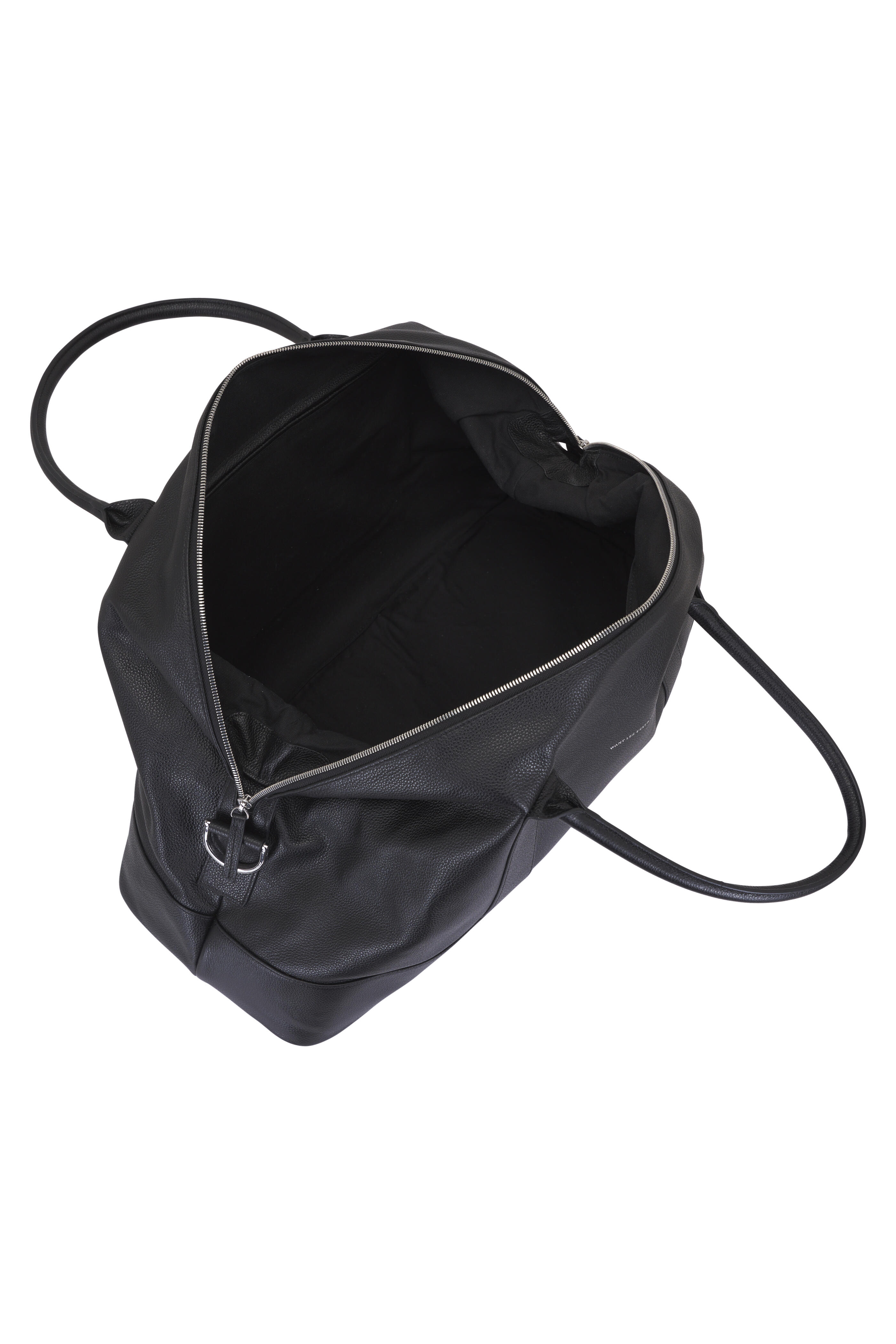 Want Les Essentiels - Kelowna Black Leather Weekender Bag