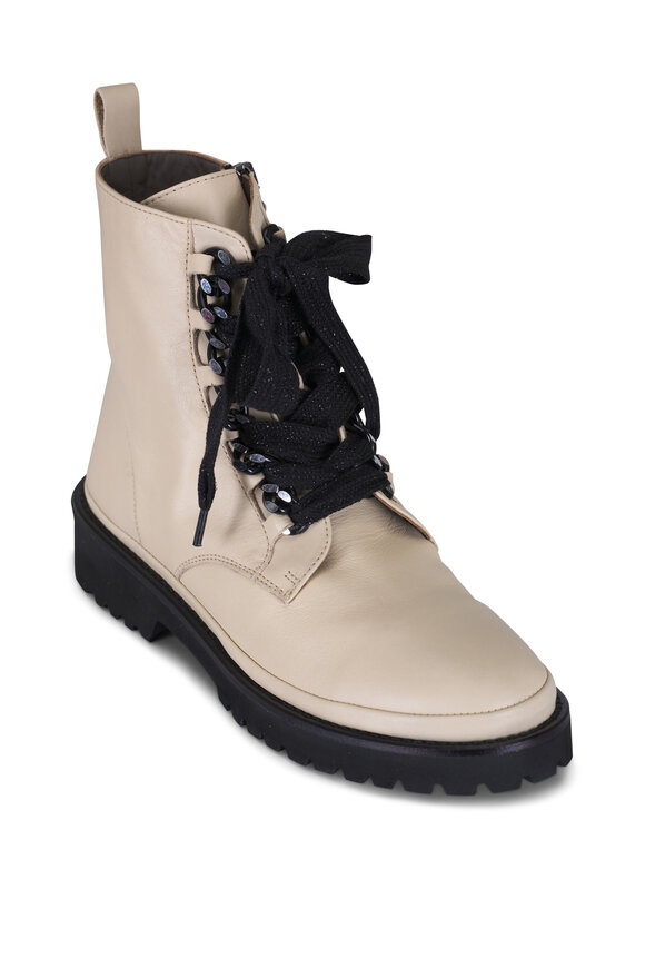 Ron White Roxanna Snow Chain Link Leather Boot, 35mm