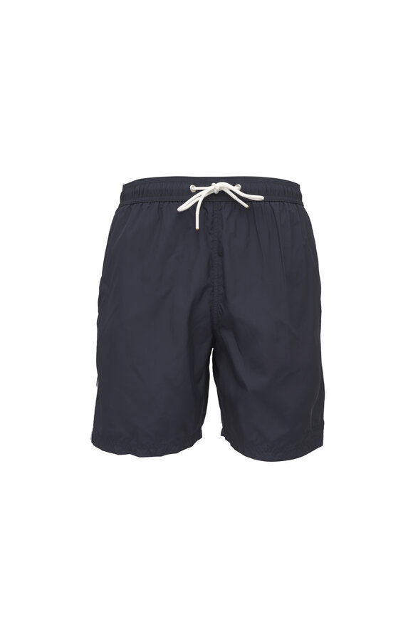 Paul & Shark Blue Portofino Summer Microfiber Swim Trunks