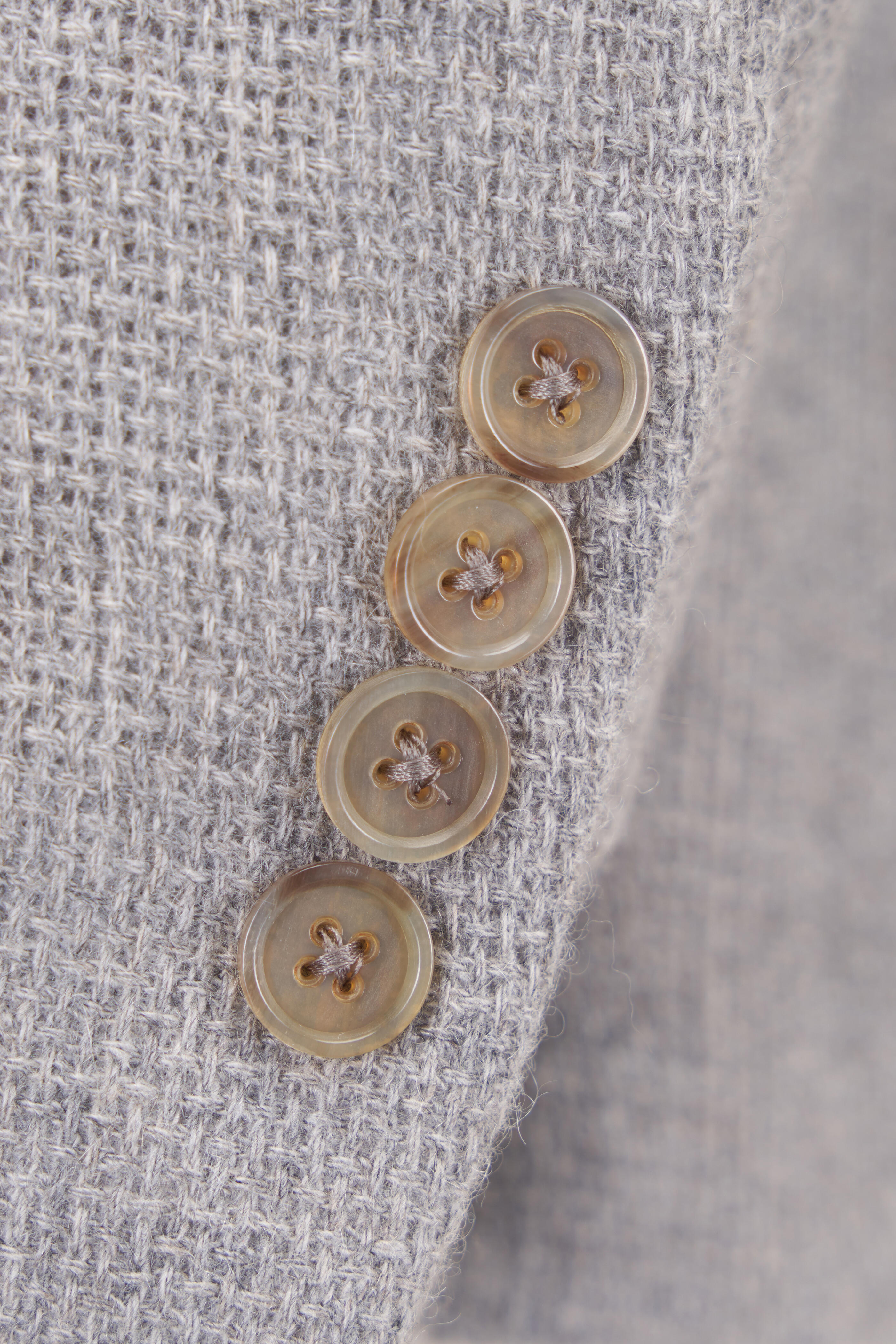 Ralph Lauren Purple Label - Gray Textured Cashmere Sportcoat