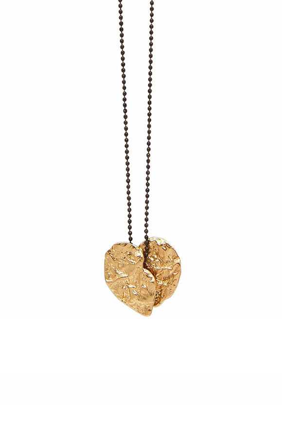 Julie Cohn Design Broken Heart Bronze Pendant