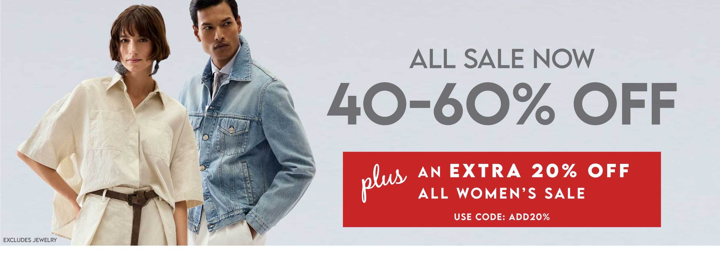 sale is 40-60 % Off 