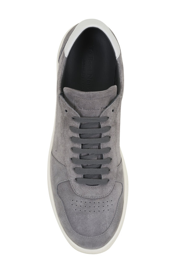 To Boot New York - Middleton Piombo Suede Lace Up Sneaker