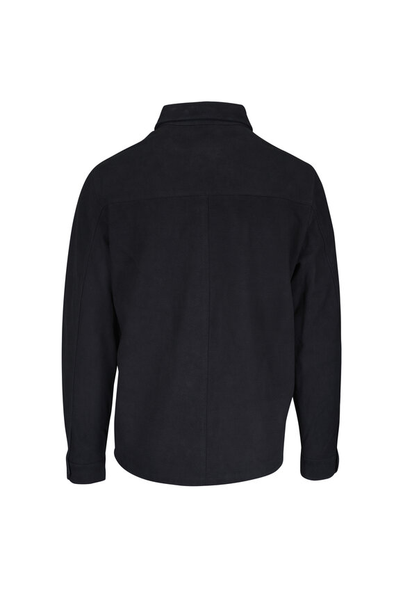 Manto Buffalo Black Suede Jacket - view 4