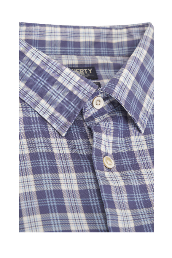 Faherty Brand Movement™ Monterey Shirt Blue Isle Plaid Shirt - view 2