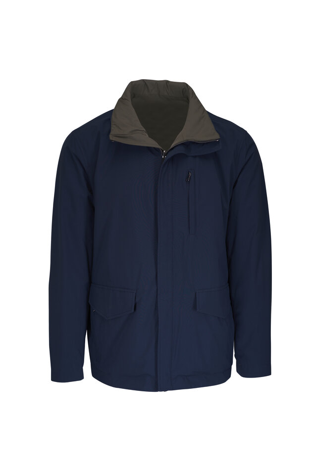 M*5様 大人もOK 12a Moncler Hattab navy Moncler Navy Hattab Jacket Moncler