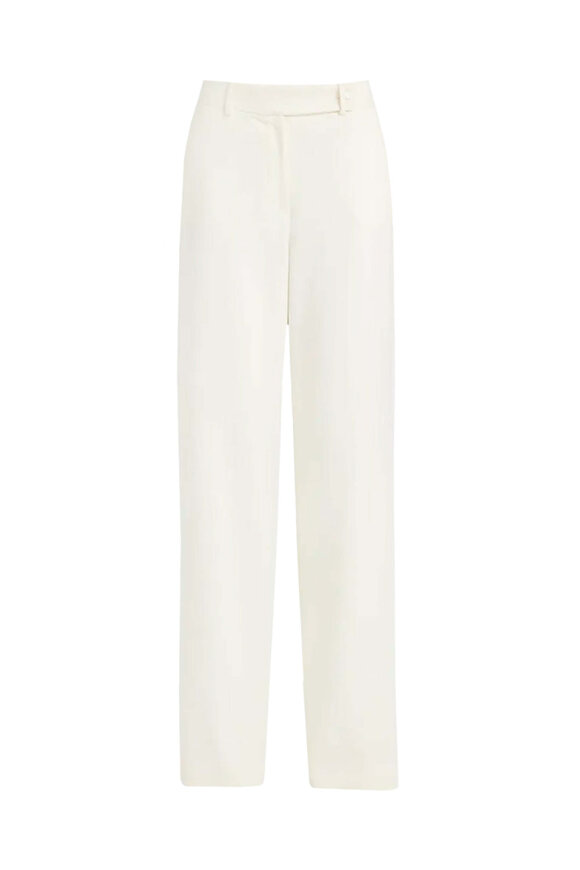 Kiton - White Drawstring Silk Pant | Mitchell Stores