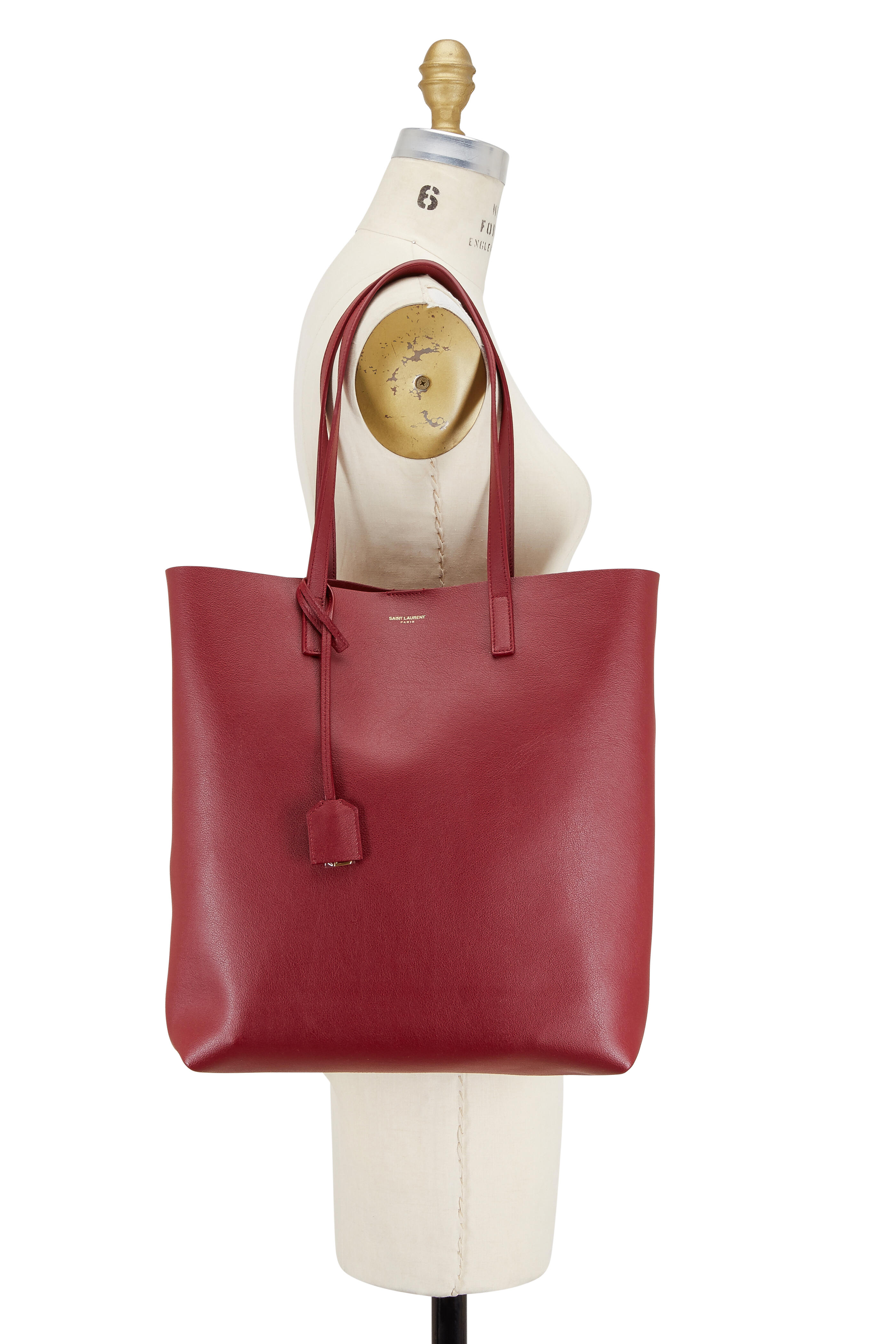 Ysl discount tote burgundy