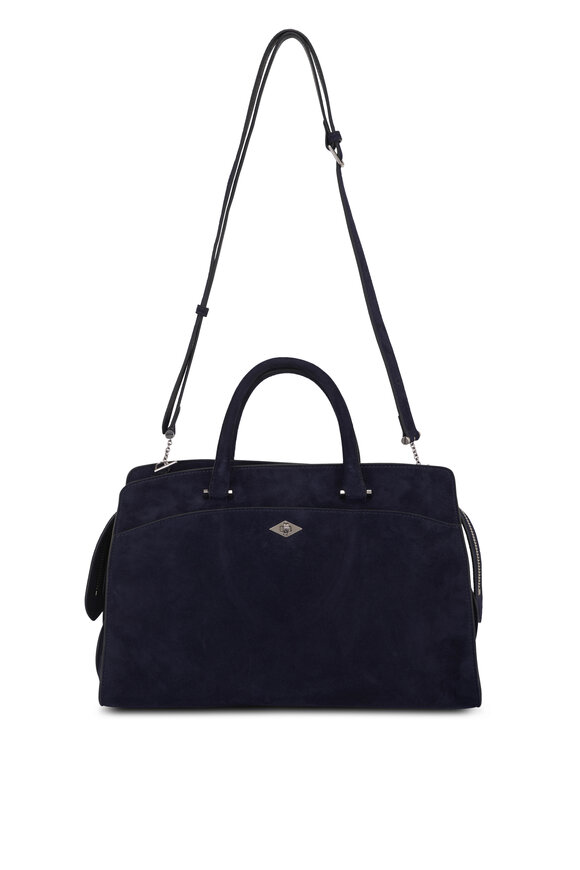 Métier Private Eye Midnight Suede Bag