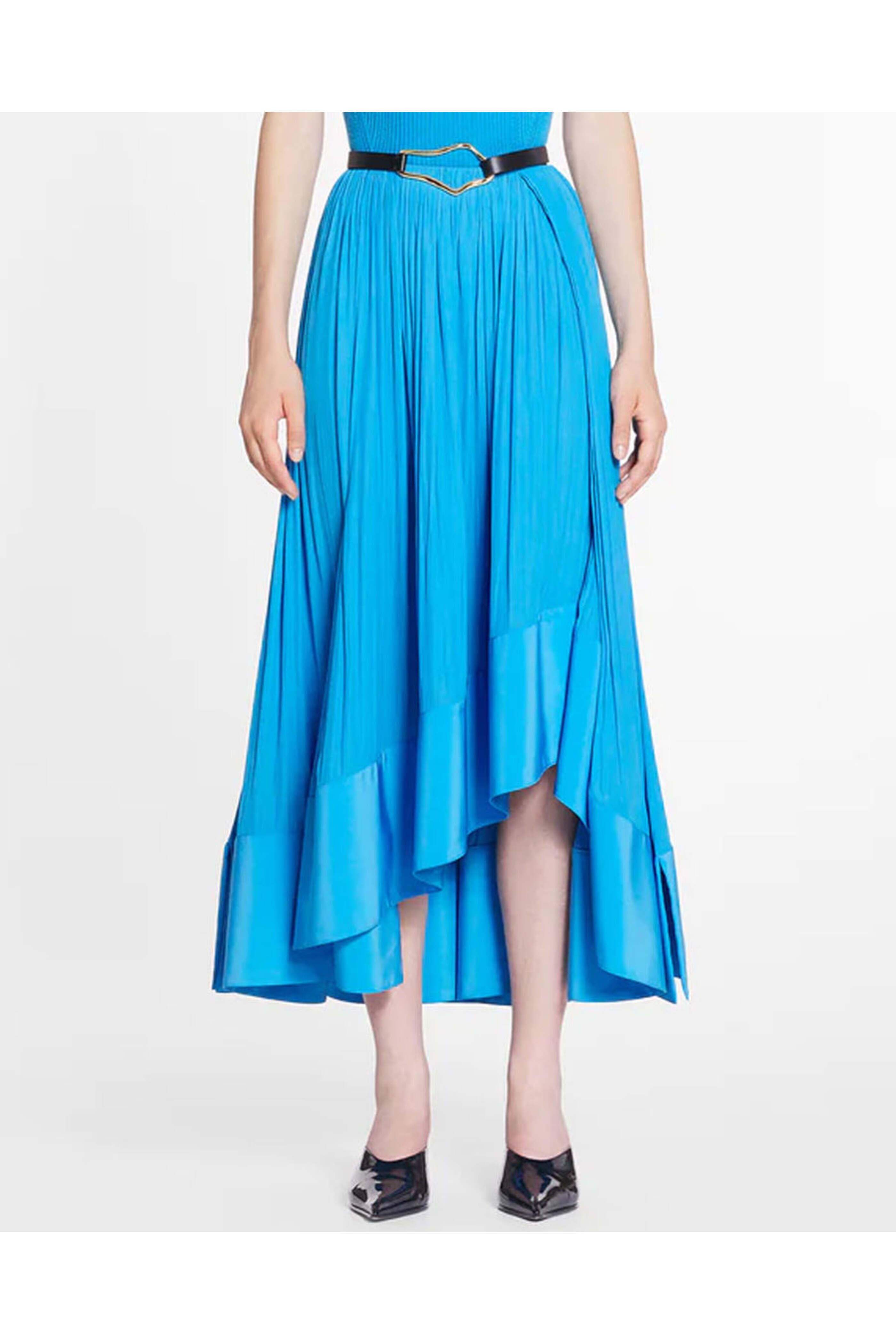 Lanvin - Pool Asymmetrical Midi Skirt