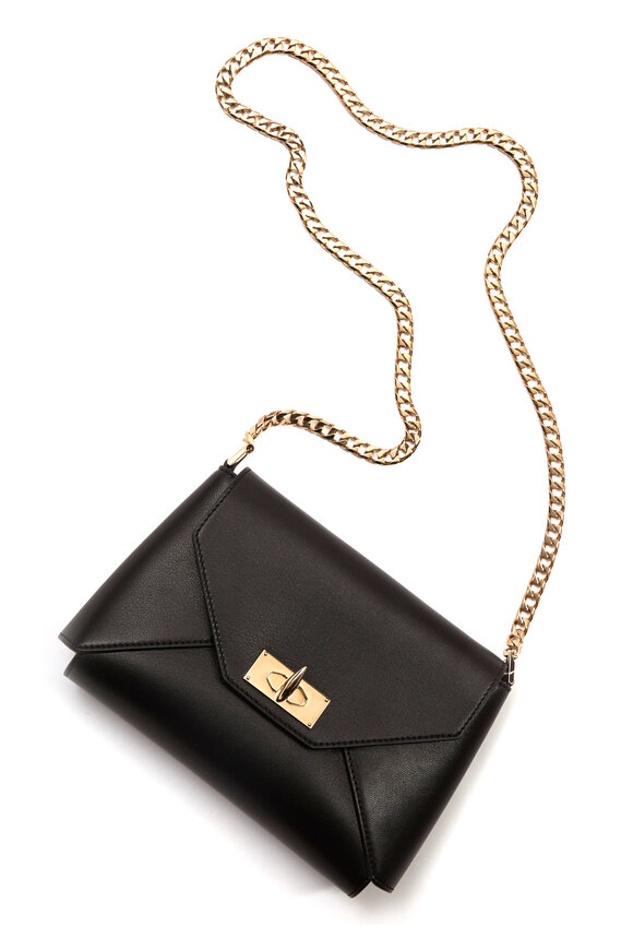 Givenchy - Shark Black Leather Chain Shoulder Bag