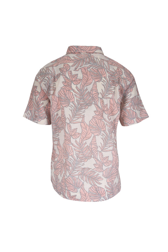 Faherty Brand Breeze Coral Pond Leaves Sport Shirt - view 3