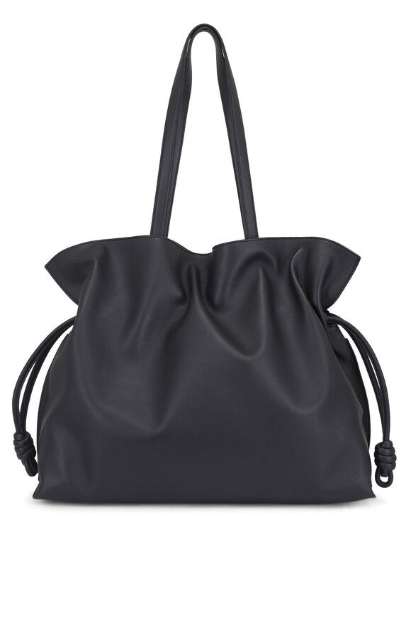 Loewe XL Flamenco Black & Burgundy Leather Clutch - view 3