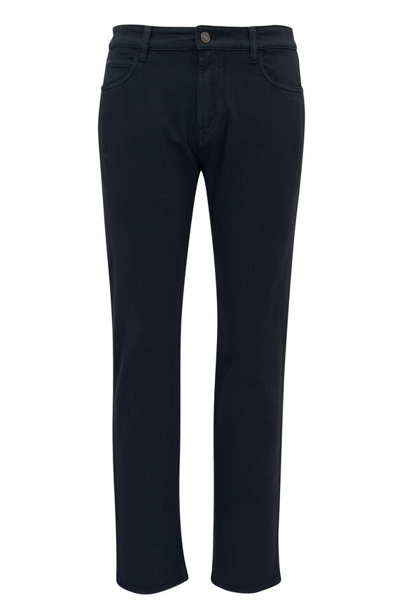 Loro Piana Quarona Navy Cotton Five Pocket Pant - view 1