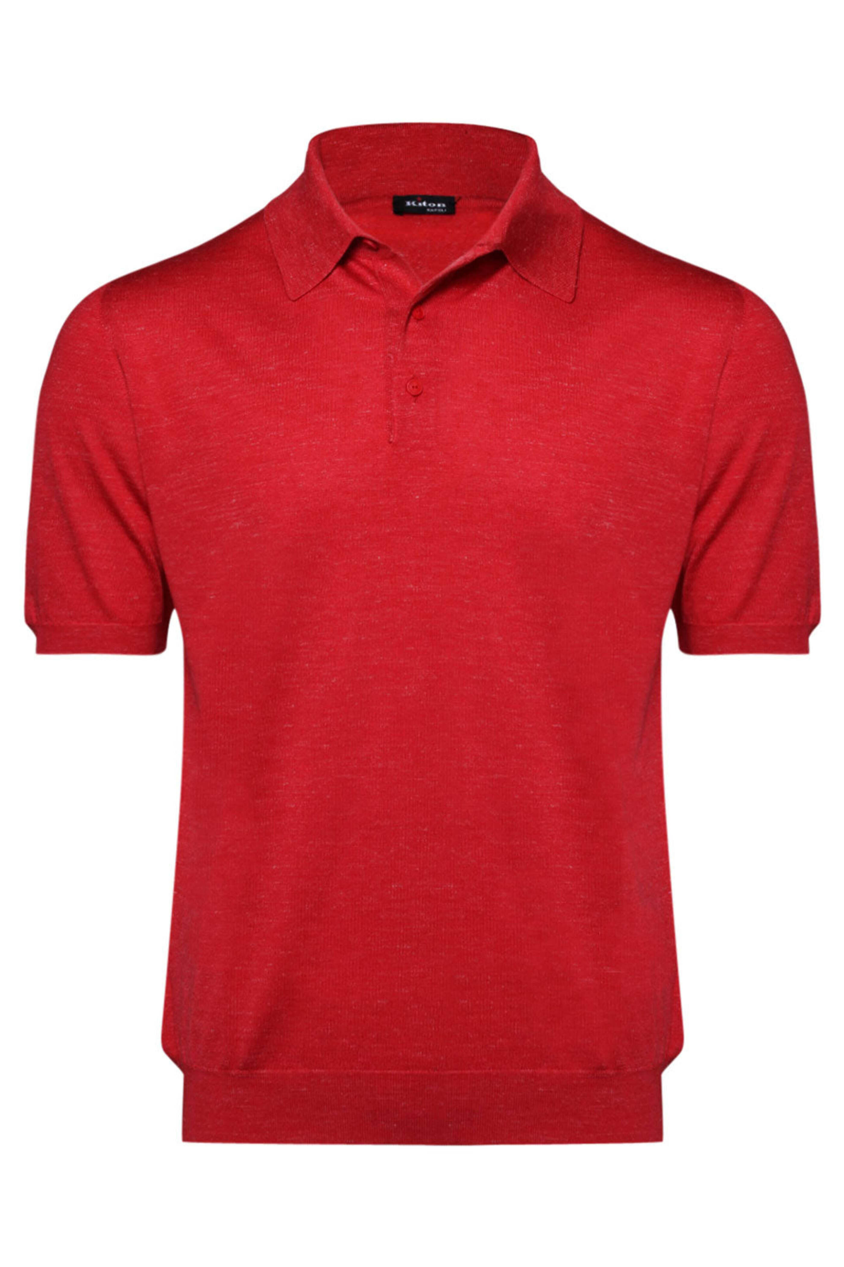 Tシャツ・カットソー Kiton Short-sleeved cotton polo shirt Polo Shirt Cotton Natural Beige | Kiton