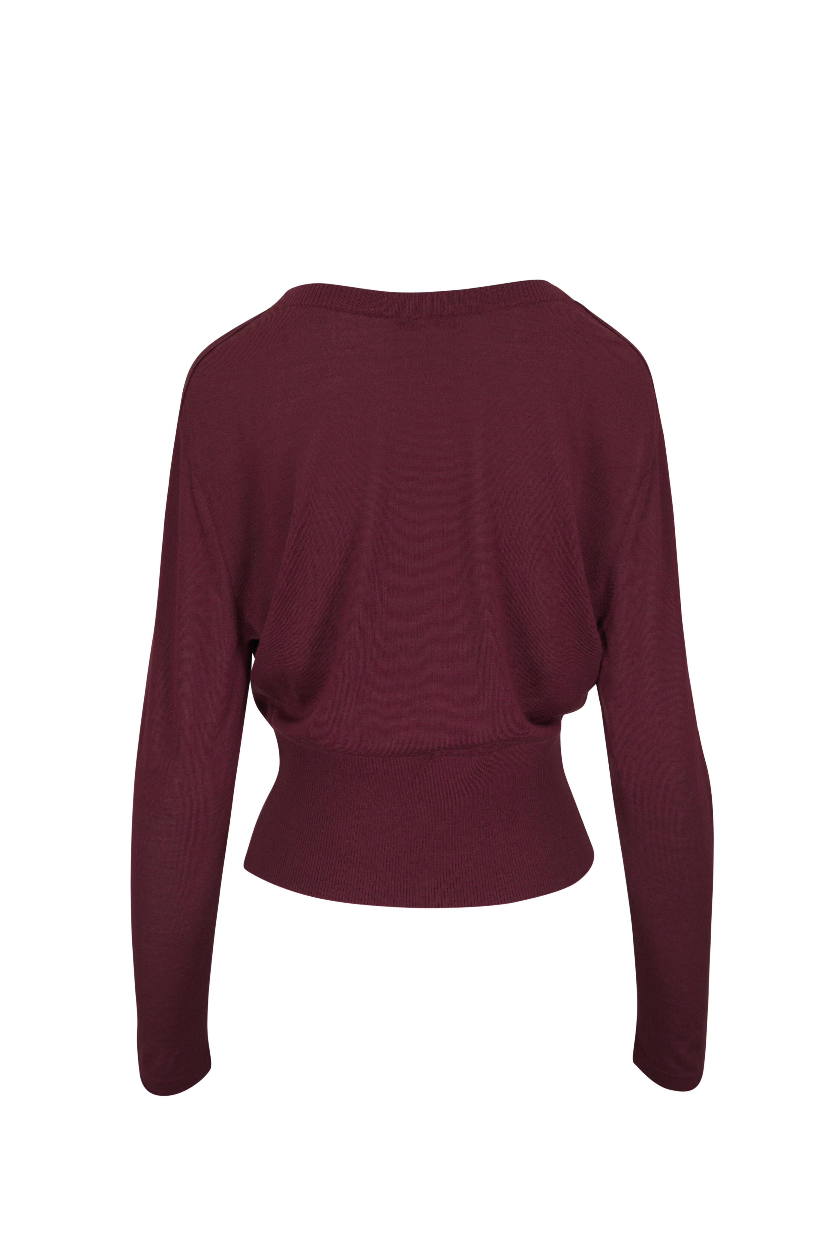 Dorothee Schumacher - Essential Ease Deep Red Brown Cardigan