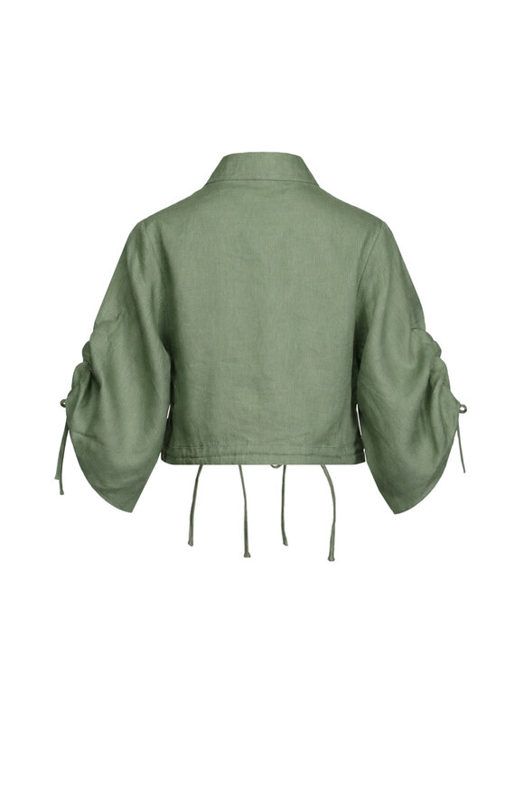 Hevron Eva Sage Green Top - view 2