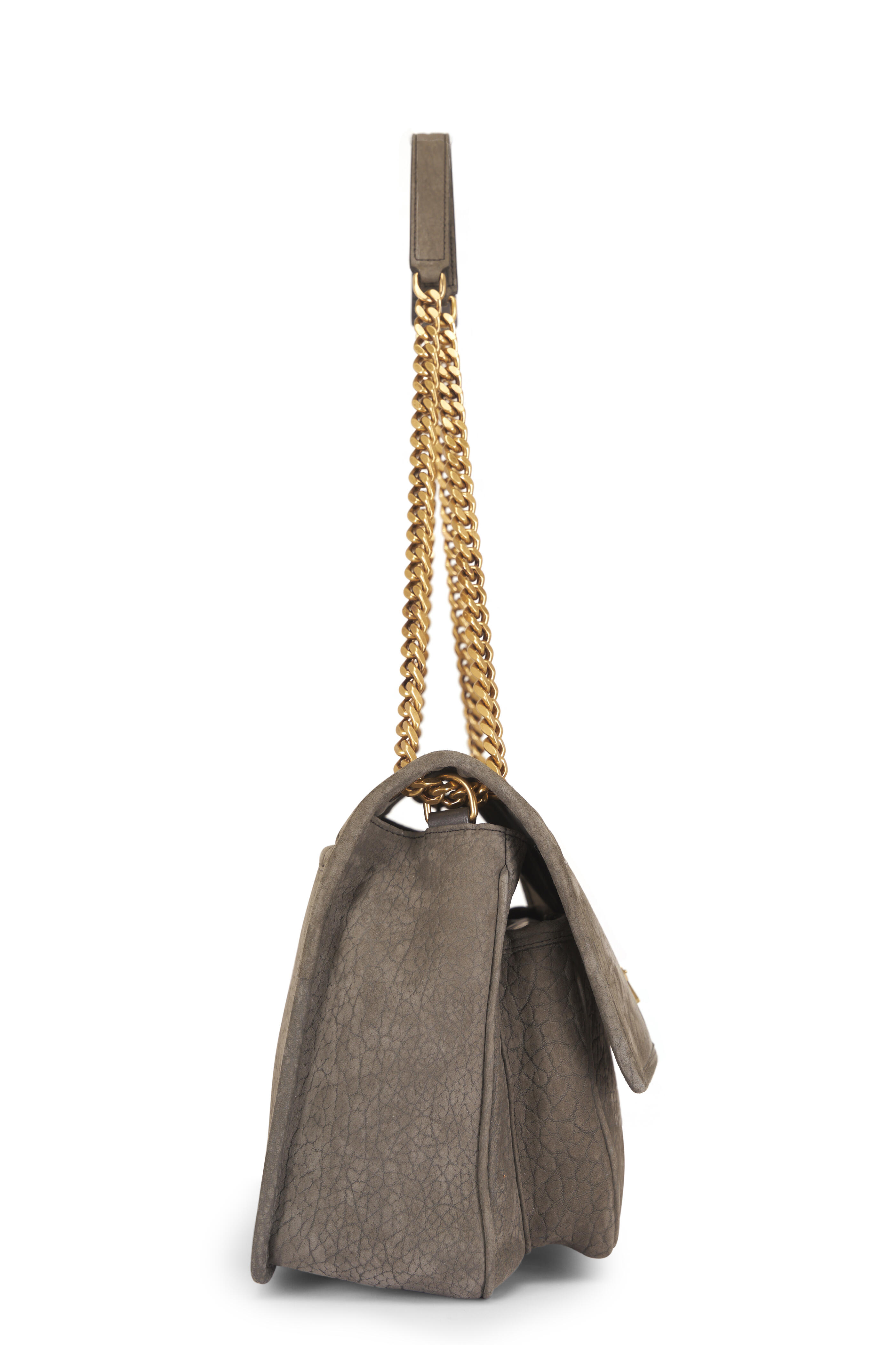Saint Laurent - Medium Niki Zinc Soft Bone Leather Shoulder Bag