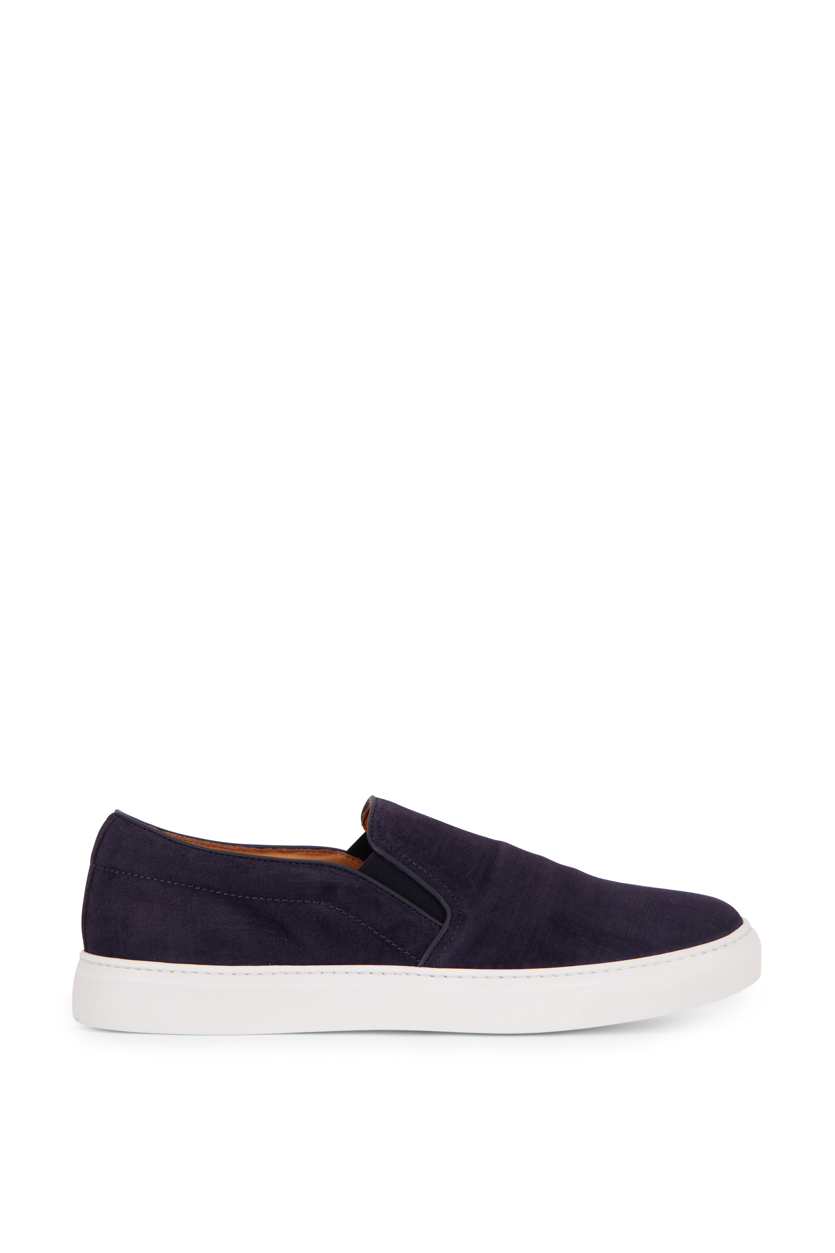 To Boot New York - Cordoba Blue Suede & Denim Slip-On Sneaker