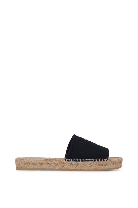 Prada canvas outlet sandals