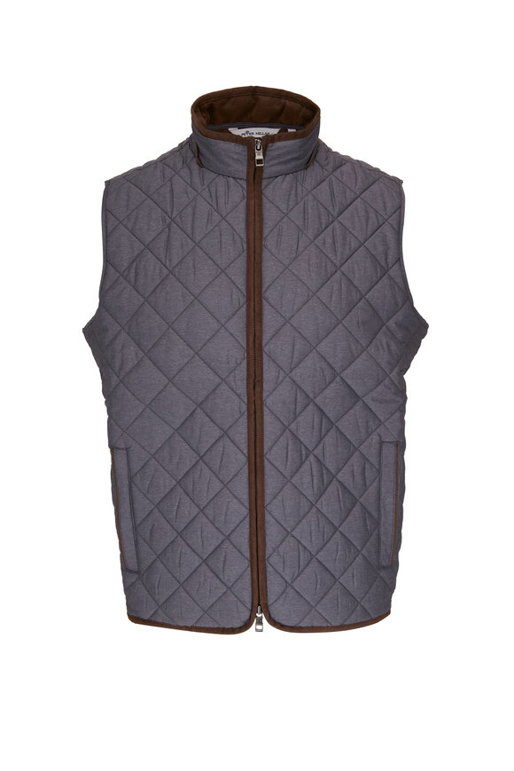 Peter Millar - Essex Iron Quilted Travel Vest