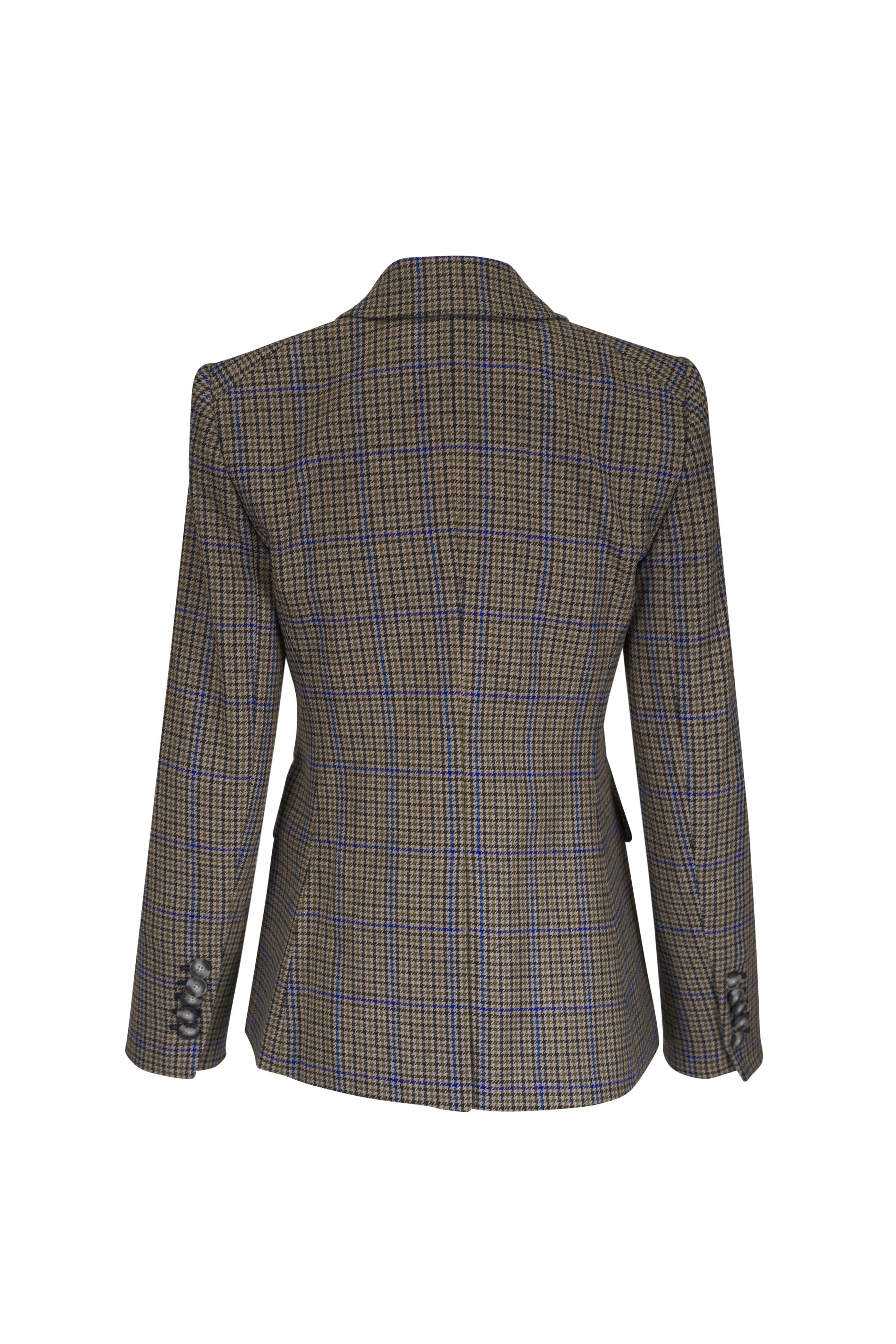 Veronica Beard - Miller Moss Green Plaid Dickey Jacket