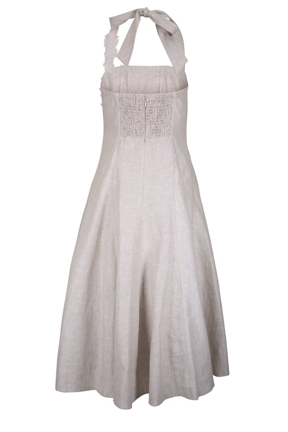 Sachin Babi Pippa Ecru Halter Midi Dress - view 4