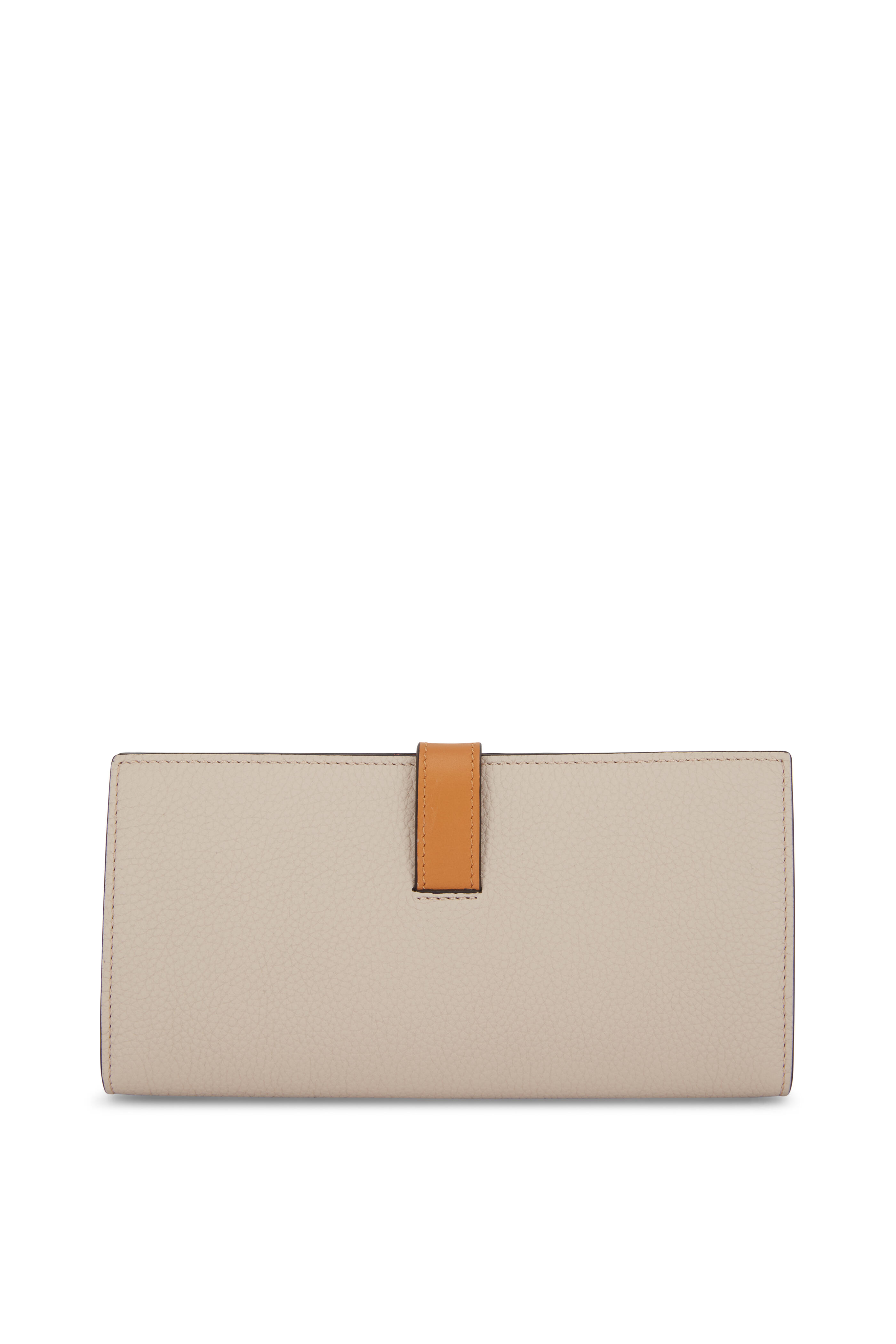 Loewe Women's Luxury Trifold Wallet in Soft Grained Calfskin - Brown - Wallets