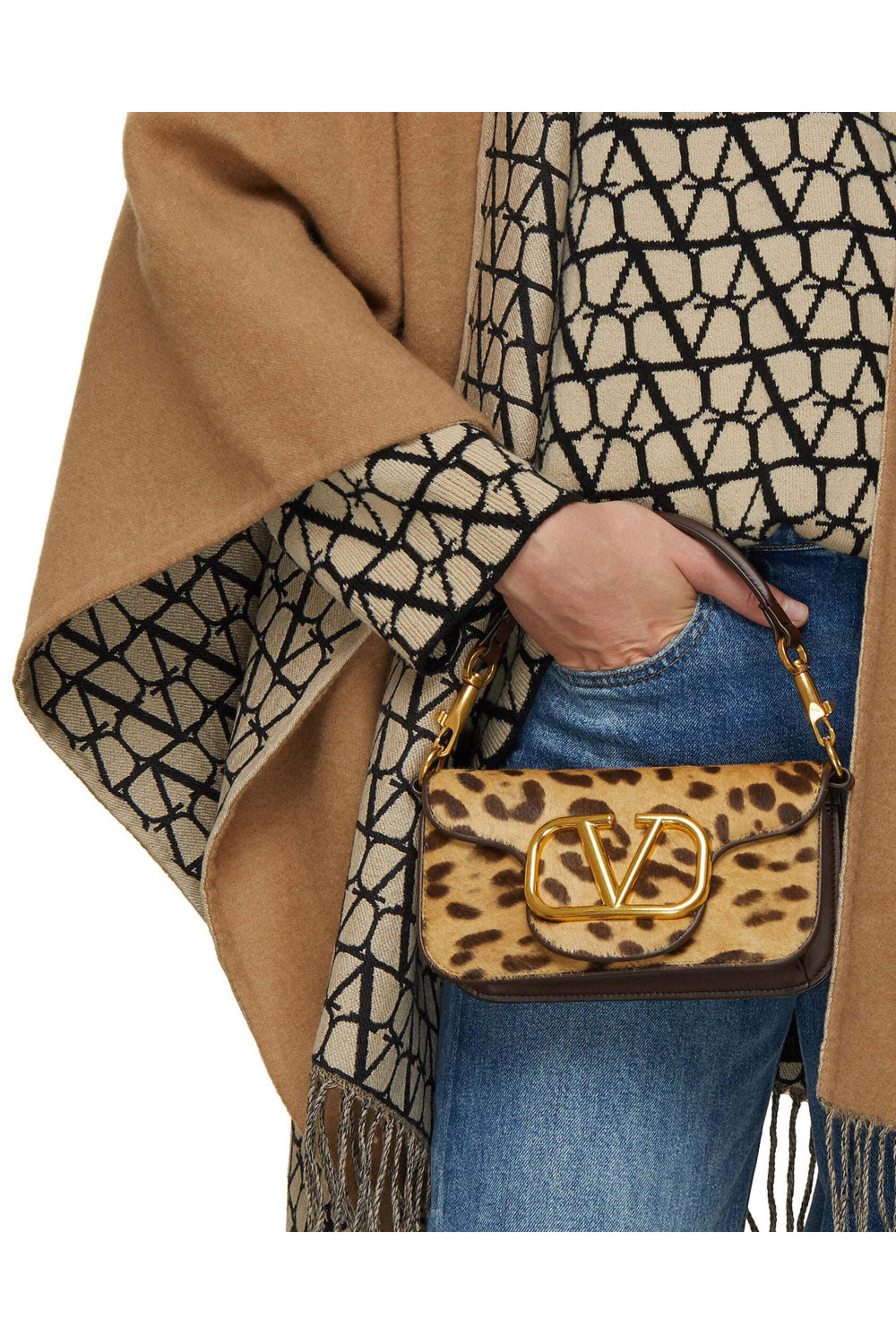 Valentino Garavani - Small Loco Leopard Print Shoulder Bag