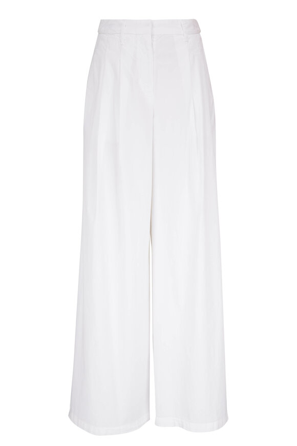 Nili Lotan - Dillon White Wide Leg Pant 