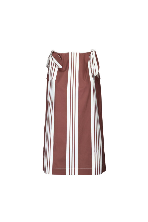 Posse Pty Rosie Chocolate Stripe Mini Dress - view 1