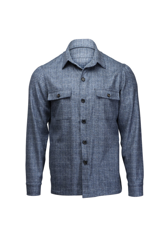 美品✨BRUNELLO CUCINELLI デニム ボタンダウンシャツ M Brunello Cucinelli Shirt M Blue Denim button down collar