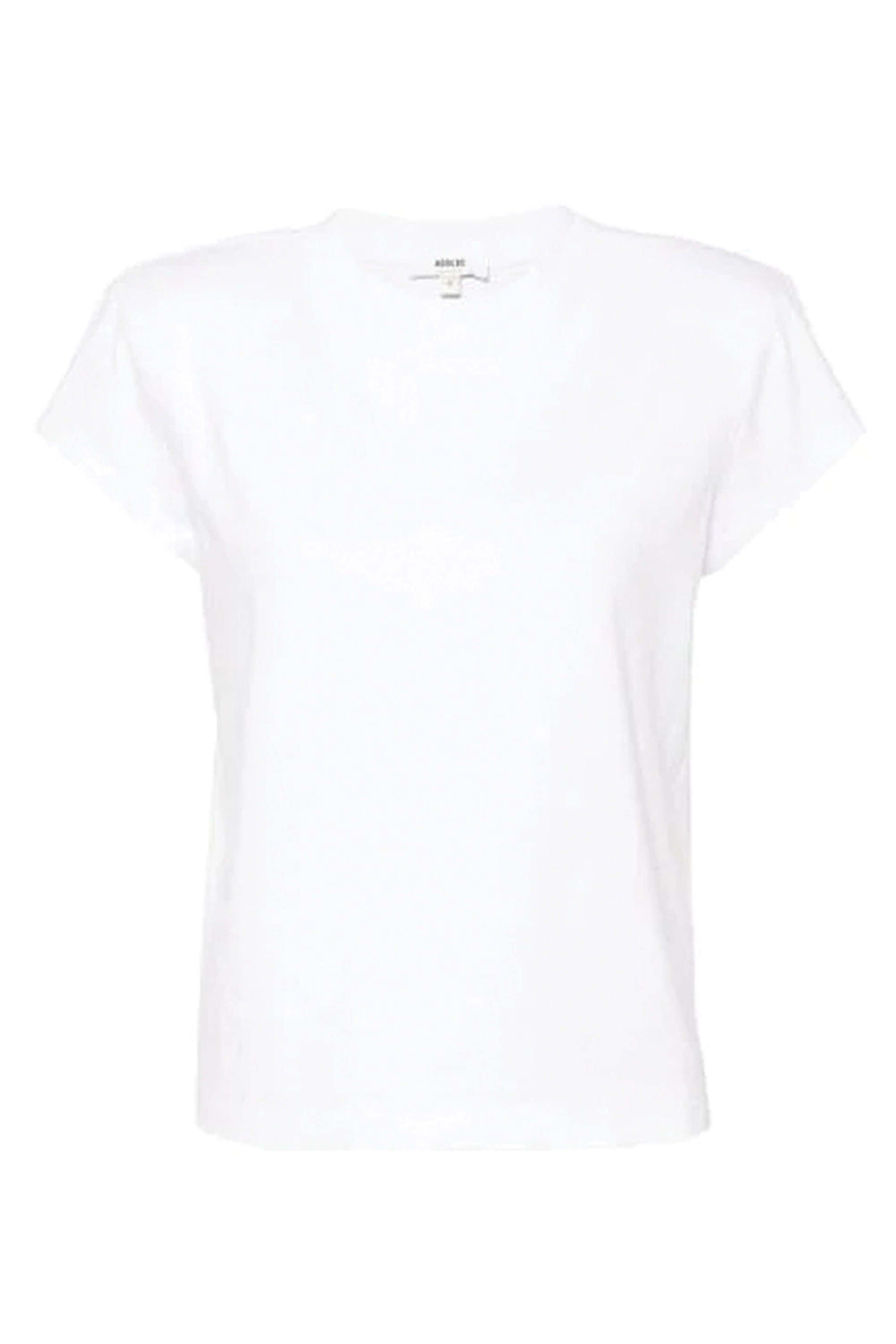 Agolde - White Sulma Drop Shoulder Tee