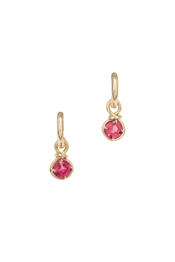 Vanessa Pink & Red Spinel Earrings
