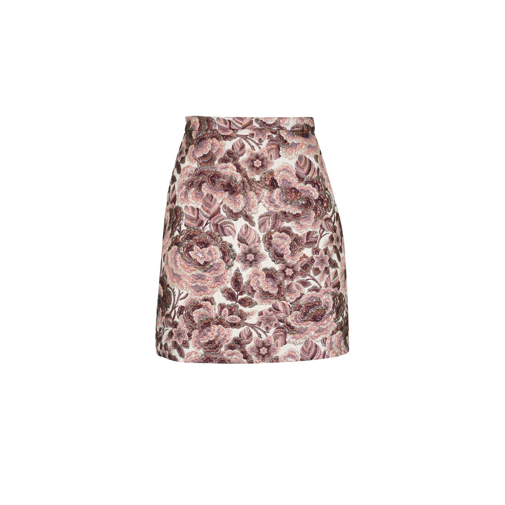 Valentino - Mossi After Winter Brocade Lurex Skirt