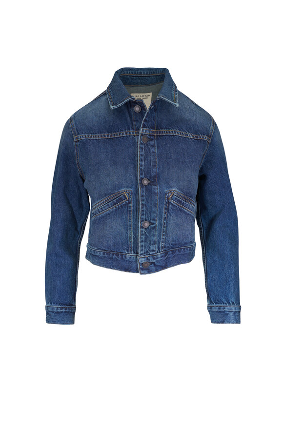 Nili Lotan Carly Simon Wash Denim Jacket