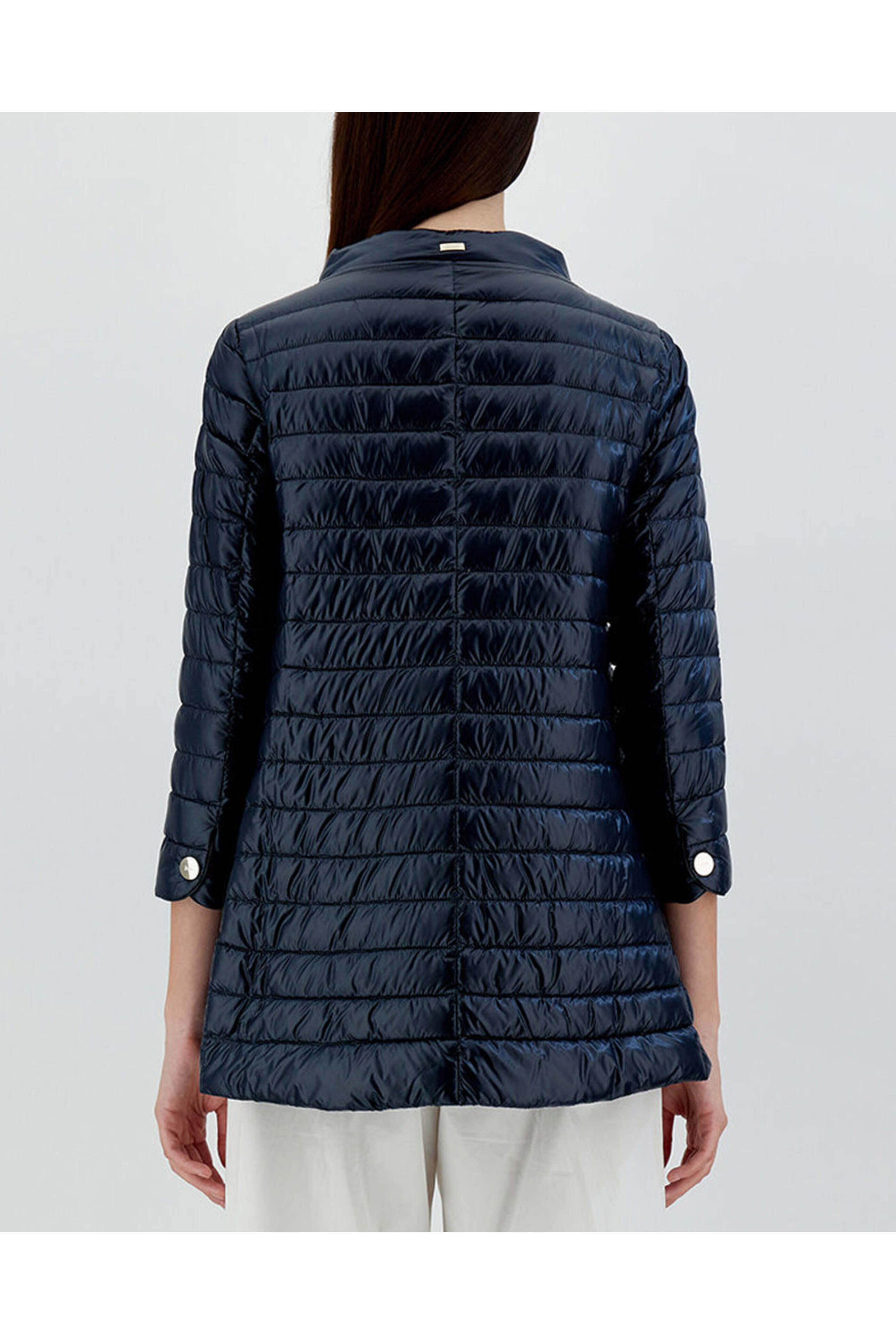 Herno - Navy Iconico Rossella Jacket | Mitchell Stores